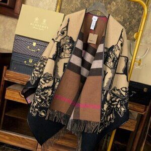 Burberry Reversible Jacquard Shawl Scarf